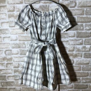 ジルスチュアート(JILLSTUART)の【JILL STUART】ジルスチュアート チェックワンピース　ひざ上丈(ひざ丈ワンピース)