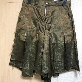 コムデギャルソンオムプリュス(COMME des GARCONS HOMME PLUS)のComme des Garcons homme plus★19ss 短冊ショーツ(ショートパンツ)