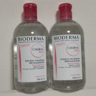 ビオデルマ(BIODERMA)の【2本セット】ビオデルマ　サンシビオ（Crealine）　H2O　D　500ml(クレンジング/メイク落とし)