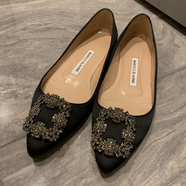 MANOLO BLAHNIK(マノロブラニク)のマノロブラニク♡フラットハンギシ レディースの靴/シューズ(バレエシューズ)の商品写真