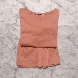 ザラ(ZARA)のZARA  ダスティーピンク　ロンT(Tシャツ(長袖/七分))