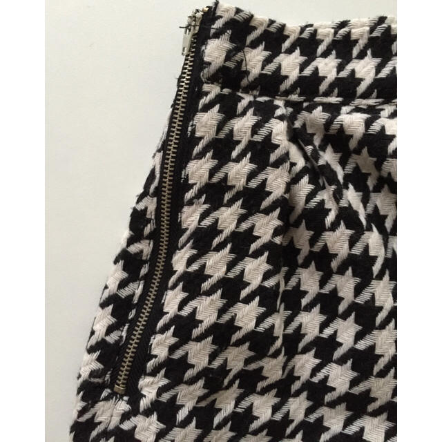 WEGO(ウィゴー)の千鳥格子柄スカート レディースのスカート(ひざ丈スカート)の商品写真