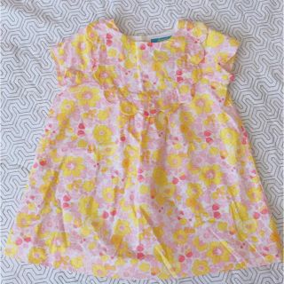 ジャカディ(Jacadi)の♡美品♡JACADI(ジャカディ)♡フローラルワンピース♡(ワンピース)