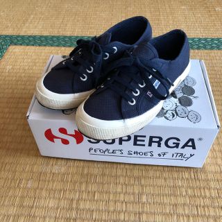 スペルガ(SUPERGA)のスペルガ　スニーカー　ネイビー　34(スニーカー)