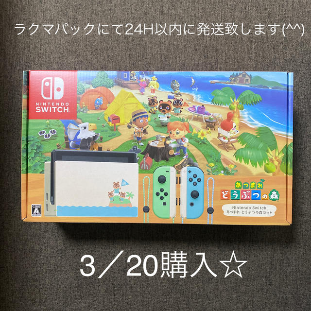 Nintendo Switch 本体 あつまれどうぶつの森セットエンタメ/ホビー