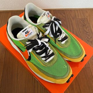 ナイキ(NIKE)のNIKE × SACAI LDWAFFLE GREEN(スニーカー)