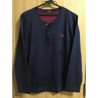 バーバリーブラックレーベル(BURBERRY BLACK LABEL)の【美品！人気ネイビー】ロンT！(Tシャツ/カットソー(七分/長袖))