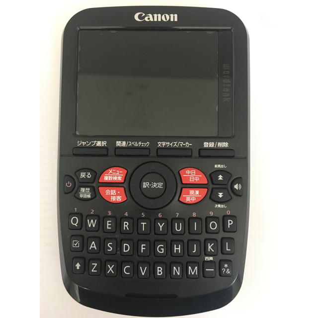 Canon(キヤノン)のCANON 電子辞書wordtankA503 スマホ/家電/カメラのPC/タブレット(電子ブックリーダー)の商品写真