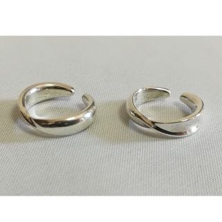 ヨンドシー(4℃)の4℃ イヤーカフ シルバー 箱付 美品 ヨンドシー 正規品 SILVER(イヤーカフ)