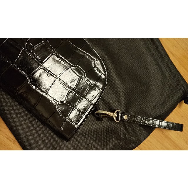 新品 PAVITRA パヴィトラ クラッチバッグ 黒 メンズのバッグ(セカンドバッグ/クラッチバッグ)の商品写真