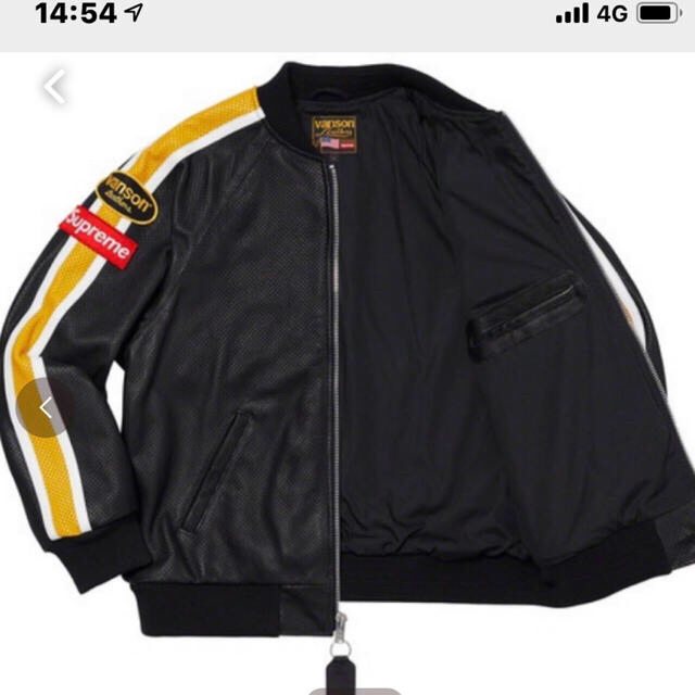 supreme  Vanson Leathers jacket 20ss