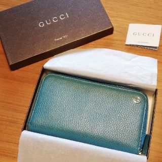 グッチ(Gucci)のGUCCI グッチ 長財布 新品未使用 レザー ラウンドファスナー(財布)