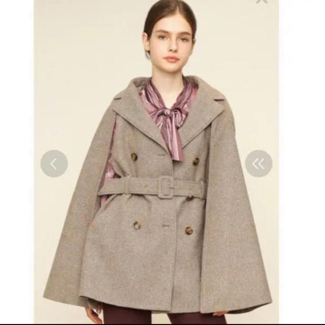 Lily Brown(リリーブラウン)のlily brown ケープコート レディースのジャケット/アウター(ポンチョ)の商品写真