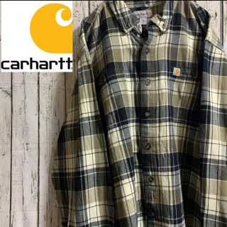 カーハート(carhartt)のCarhartt カーハート ワークシャツ チェック ヴィンテージ ロゴ(シャツ)