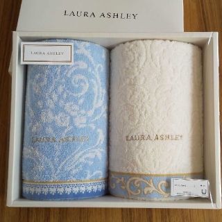 ローラアシュレイ(LAURA ASHLEY)のローラアシュレイ フェイスタオル  2枚組 LAURA ASHLEY タオル(タオル/バス用品)