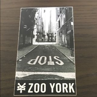 ズーヨーク(ZOO YORK)の「縦12cm横7cm」ZOOYORK ステッカー(その他)