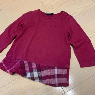 バーバリー(BURBERRY)のバーバリー長袖シャツ　90㎝(Tシャツ/カットソー)