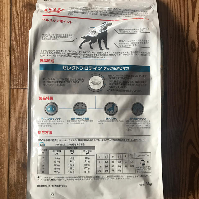 ROYAL CANIN(ロイヤルカナン)のセレクトプロテイン　ダック&タピオカ その他のペット用品(犬)の商品写真