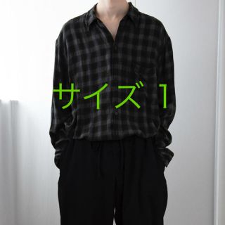 コモリ(COMOLI)のCOMOLI コモリ 20SS レーヨン オープンカラーシャツ サイズ 1 (シャツ)