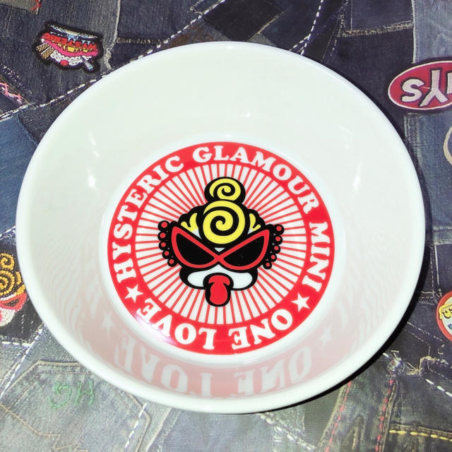 HYSTERIC MINI(ヒステリックミニ)のヒスミニ 名古屋限定 食器 ボウル 皿 陶器 アニバーサリーノベルティ  キッズ/ベビー/マタニティの授乳/お食事用品(その他)の商品写真