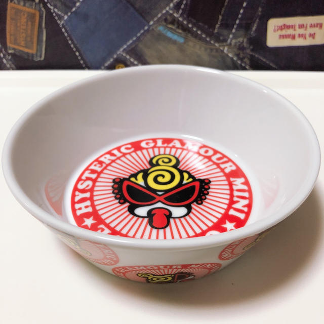 HYSTERIC MINI(ヒステリックミニ)のヒスミニ 名古屋限定 食器 ボウル 皿 陶器 アニバーサリーノベルティ  キッズ/ベビー/マタニティの授乳/お食事用品(その他)の商品写真