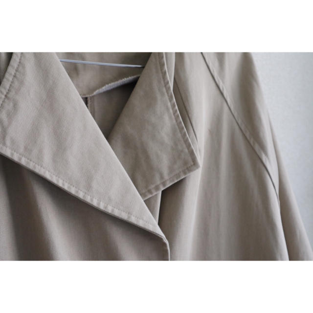 natural couture(ナチュラルクチュール)の開襟トレンチコート レディースのジャケット/アウター(トレンチコート)の商品写真
