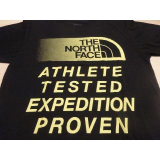 ザノースフェイス(THE NORTH FACE)の【新品未使用】ノースフェイス　メッセージTシャツ　黒　サイズXL(Tシャツ/カットソー(半袖/袖なし))