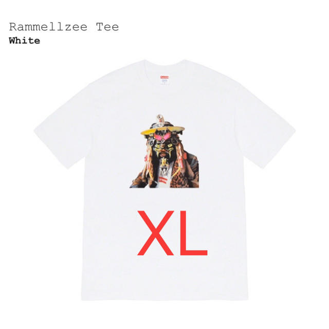 supreme rammellzee tee ホワイト Tシャツ - Tシャツ/カットソー(半袖 ...