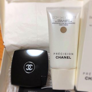 シャネル(CHANEL)のEL ミロワール　ドゥーブル　手鏡＆エクセレンスクリーム　CHANEL箱付き(ミラー)