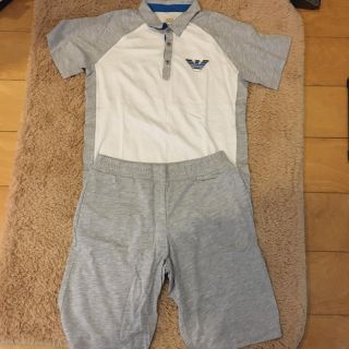 アルマーニ ジュニア(ARMANI JUNIOR)の最終値下げ新品　アルマーニジュニア　セッアップ　14A(Tシャツ/カットソー)