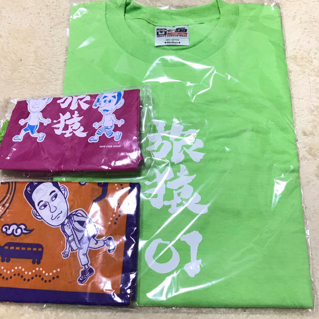 旅猿Tシャツ　巾着　風呂敷セット