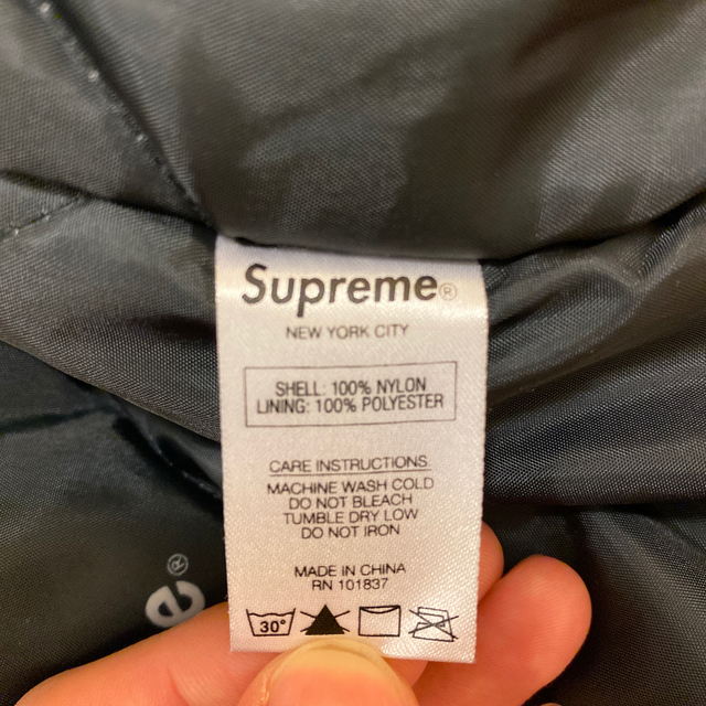 Supreme sideline logo parka L