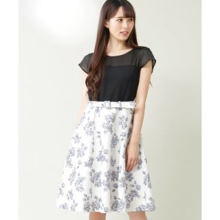 ジルバイジルスチュアート(JILL by JILLSTUART)の【限定セール】ジルスチュアート◆ウィンターローズジャガードワンピース(ひざ丈ワンピース)