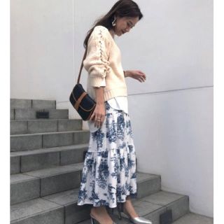 アメリヴィンテージ(Ameri VINTAGE)のAMERI UNDRESSED AVA TULLE DOCKING SKIRT(ロングスカート)