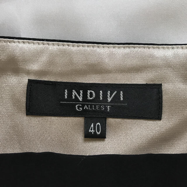 INDIVI(インディヴィ)のINDIVI シフォンスカート レディースのスカート(ひざ丈スカート)の商品写真