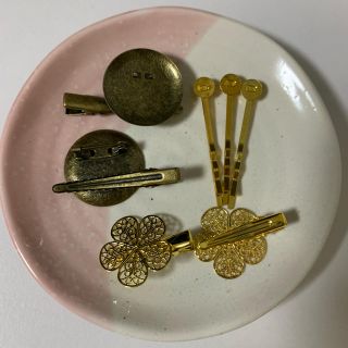 ヘアアクセサリー用　金具　色々(各種パーツ)