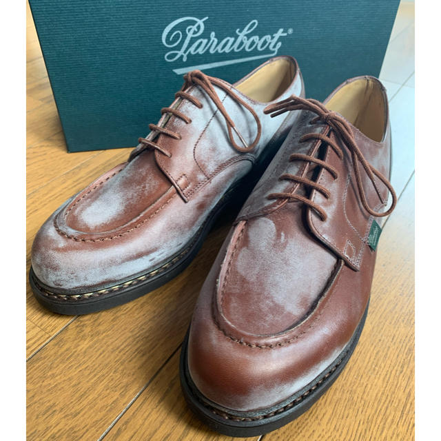 Paraboot(パラブーツ)のparaboot chambord UK6.5 LIS MARRON メンズの靴/シューズ(ドレス/ビジネス)の商品写真