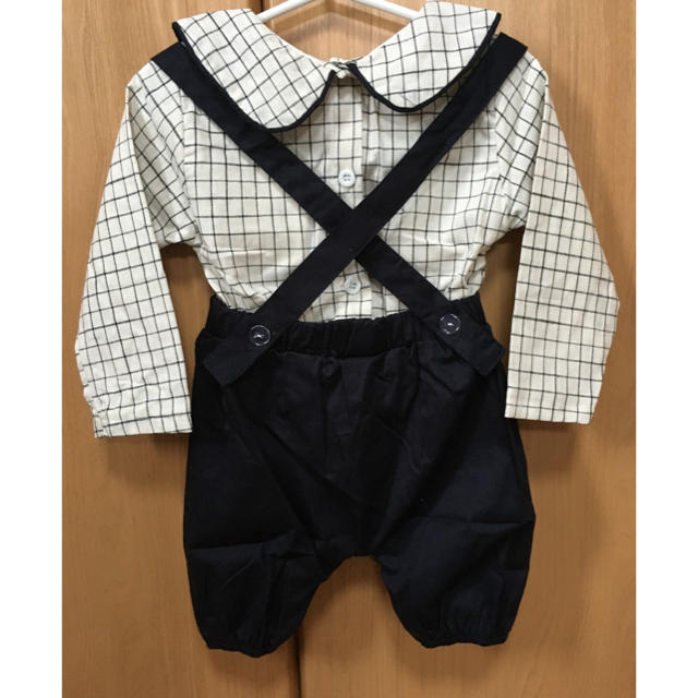 petit main(プティマイン)のh1roka1様専用　フォーマルロンパース　男の子　L   90センチ キッズ/ベビー/マタニティのキッズ服男の子用(90cm~)(ドレス/フォーマル)の商品写真