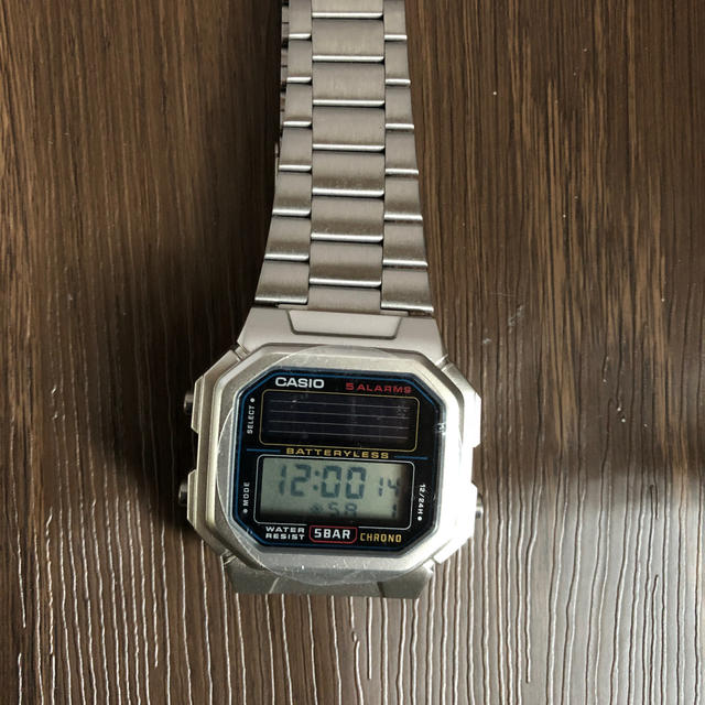 CASIO(カシオ)のCASIO3274 チープカシオ ソーラー電池 腕時計 シルバー メンズの時計(腕時計(デジタル))の商品写真