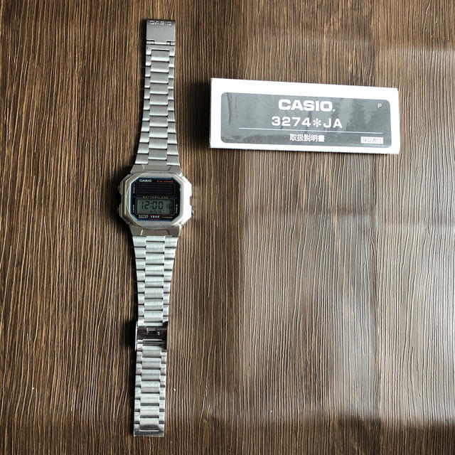 CASIO - CASIO3274 チープカシオ ソーラー電池 腕時計 シルバー CASIO - CASIO3274 チープカシオ ソーラー電池 腕時計 シルバー
