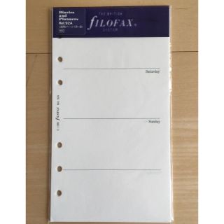 ファイロファックス(Filofax)のファイロファックス Filofax リフィル 未使用(手帳)