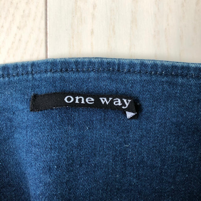 one*way(ワンウェイ)のえーり様専用　ハイウエスト デニムショートパンツ レディースのパンツ(ショートパンツ)の商品写真