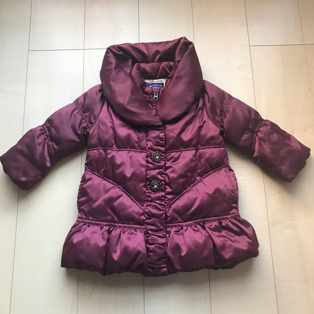 ANNA SUI mini(アナスイミニ)のANNA SUI mini 中綿入りコート　90 キッズ/ベビー/マタニティのキッズ服女の子用(90cm~)(コート)の商品写真