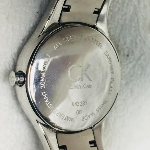 ck Calvin Klein(シーケーカルバンクライン)の美品 カルバンクライン レディース 腕時計 レディースのファッション小物(腕時計)の商品写真