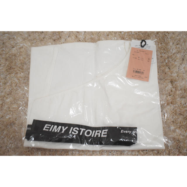 eimy istoire(エイミーイストワール)のeimyロゴチョーカーワンショルダーTシャツ レディースのトップス(Tシャツ(半袖/袖なし))の商品写真