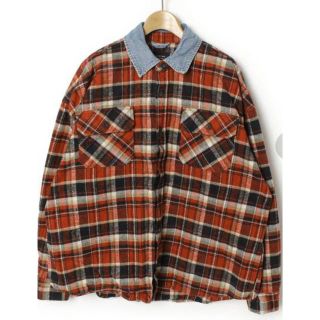 FEAR OF GOD  デニムカラー Flannel チェックシャツ