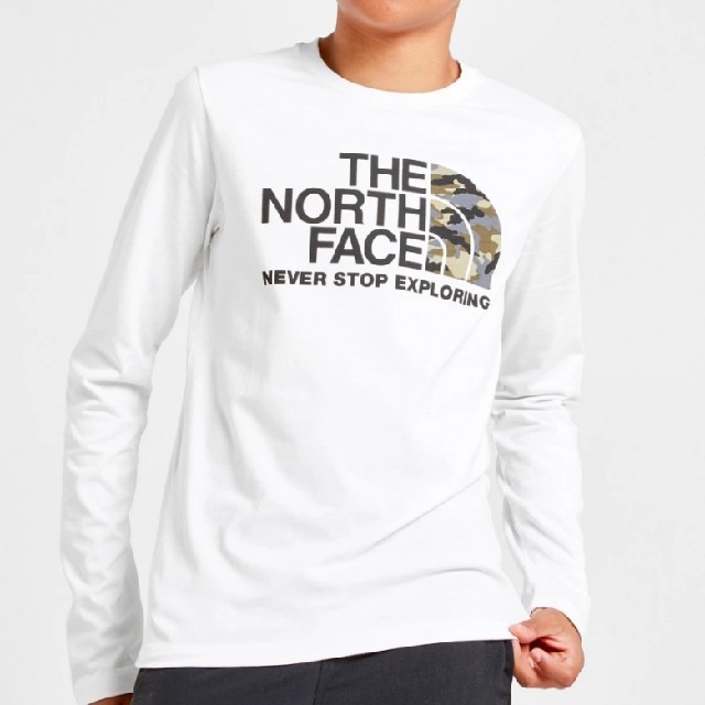 THE NORTH FACE(ザノースフェイス)の新品 ノースフェイス ロングTシャツ 110 キッズ/ベビー/マタニティのキッズ服男の子用(90cm~)(Tシャツ/カットソー)の商品写真