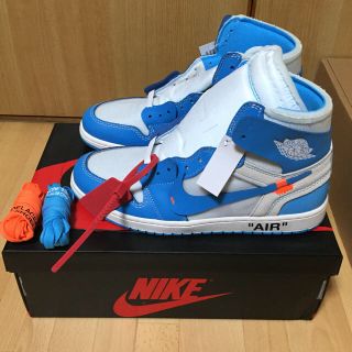 ナイキ(NIKE)のNike×Off-White Air Jordan 1 UNC  28.0(スニーカー)