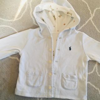 ラルフローレン(Ralph Lauren)のラルフローレン　リバーシブルパーカー　ミントブルー(カーディガン/ボレロ)