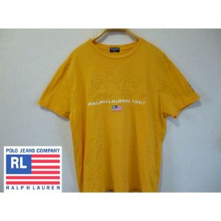 ポロラルフローレン(POLO RALPH LAUREN)の美品 ラルフローレン POLO JEANS Tシャツ 刺繍 ビッグロゴ(Tシャツ/カットソー(半袖/袖なし))